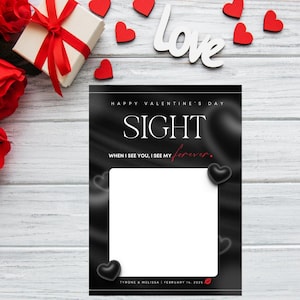 Tarjeta de San Valentín personalizada / Tarjeta de San Valentín gigante / Tarjeta de San Valentín imprimible / Tarjeta de regalo de San Valentín