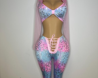 Cotton candy nightlife uniform