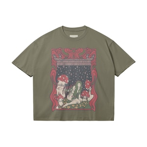 Binary Forest Spirit – Loose Fit Psychedelic Tee