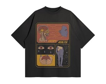 ESCAPE REALITY — Unisex Oversized Graphic T-Shirt
