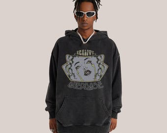 Reality Overdose — Oversized Washed Unisex Hoodie