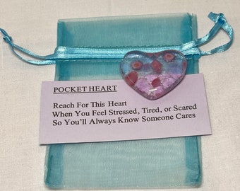 Worry Stone, Remembrance Heart, I Love You, Friendship Pocket Hug, Co-Worker, Pink Comfort Heart, Grave Stone Marker, Tombstone