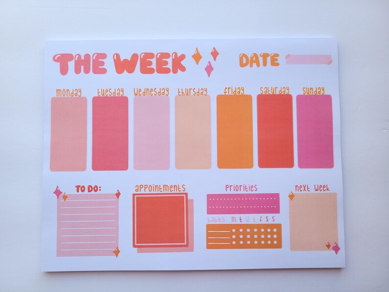 The Week Notepad, 8.5