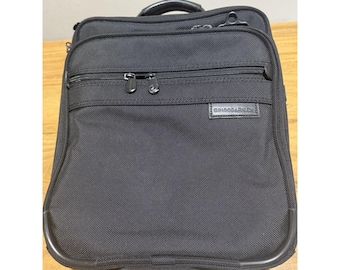 Vintage Briggs & Riley 16" Expandable Cabin Bag Carry-on Black Pristine
