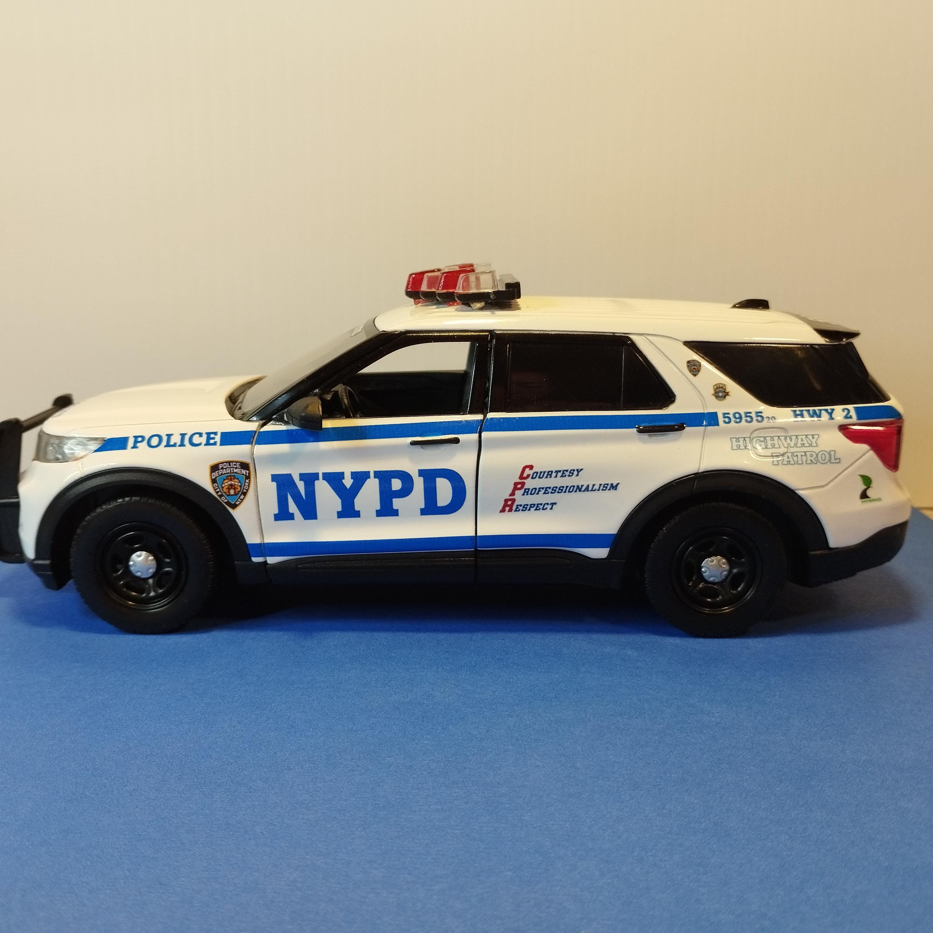 Nypd 1.24 Toy Police Car - Etsy