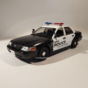City of Imperial Police Department CA 2008 Ford Crown Diecast Model Car 1:24 Scale / Custom Wholesale Police Car AFS