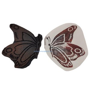 Butterfly Foam Stamps Set of 2 - Custom Wholesale Art Foam Stamps AFS / Custom Police Car AFS