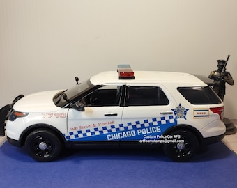 自動車 Franklin Mint 1933 Ford Police Car 1/24 1:24 Franklin Mint 1933 Ford Deluxe 2 Door Chicago Police