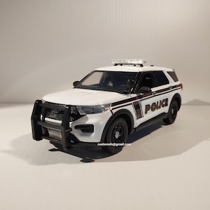 Ralpho Township Police PA 2022 Ford Explorer Diecast Model Car 1:24 Scale / Custom Wholesale Police Car AFS / Custom Art Foam Stamp