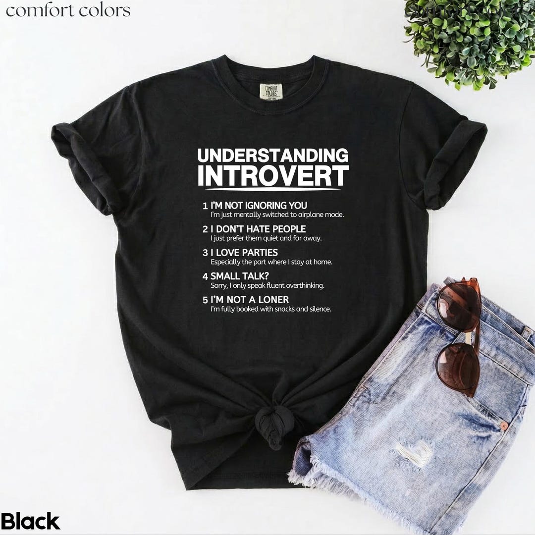 Understanding Introvert Shirt, Funny Introvert Shirt, Introvert Gift ...