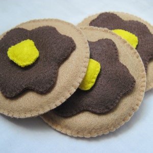 Thin Felt Pancakes Pretend Play Food