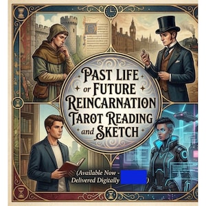 Past Life Reading | Drawing & Personalized Letter from Your Past Life or Future Reincarnation Self | Unique Spiritual Gift