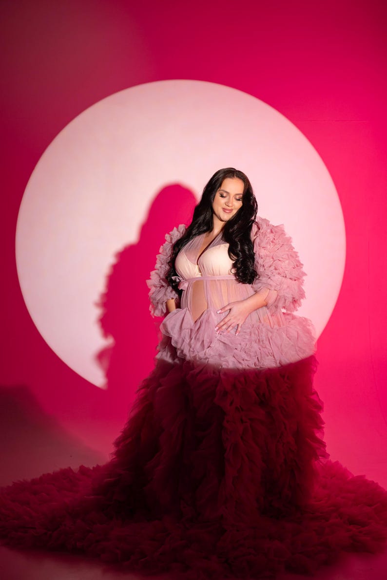 Preorder the Gently Robe in soft tulle mesh (ivory)