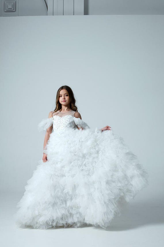 open lace back dress Handmade Princess Puff Sleeves Floral Prom Dress – Retro Fairy main image 0