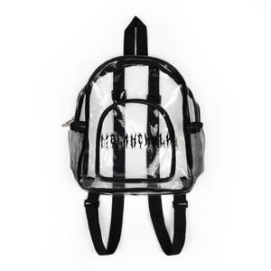 Clear Backpack - Transparent Bag for Concerts, Sports, Festivals, Travel, School