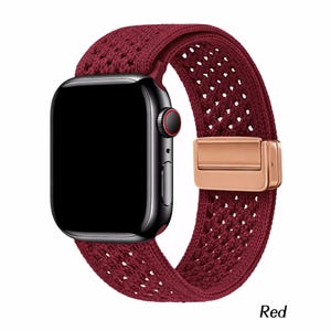 Woven Nylon Apple Watch Band: Sweat-Resistant, Adjustable Strap image 12