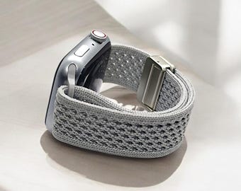 Woven Nylon Apple Watch Band: Sweat-Resistant, Adjustable Strap