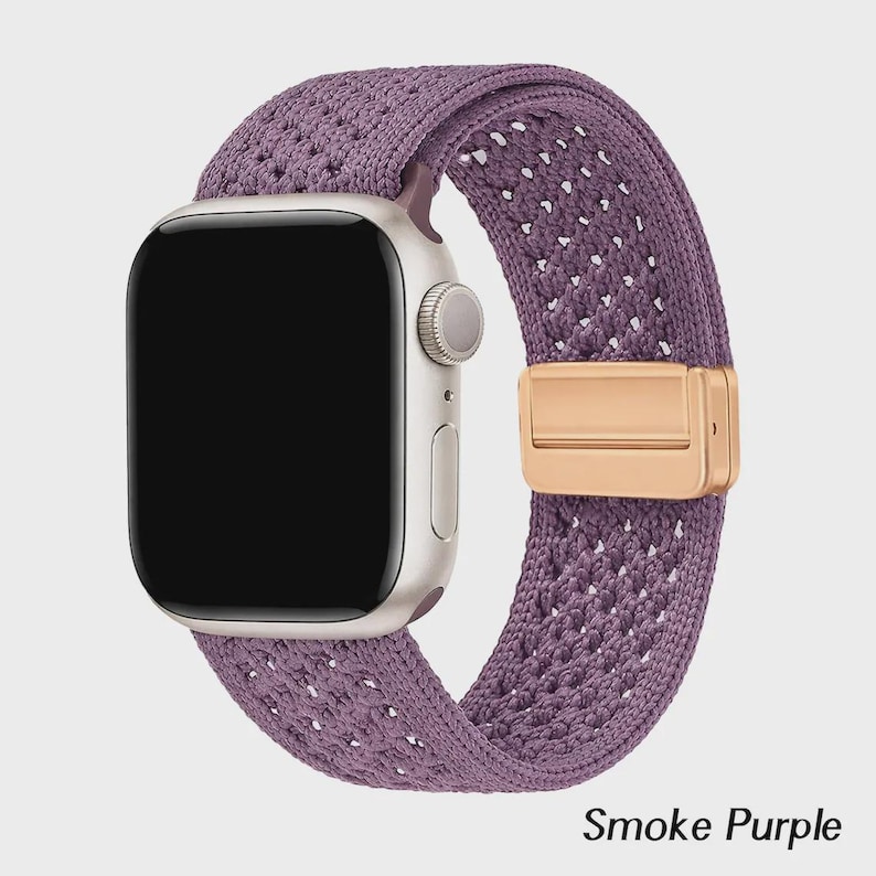 Woven Nylon Apple Watch Band: Sweat-Resistant, Adjustable Strap image 11
