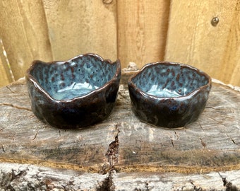 Set of Hand Built Bowls | Coil Built Bowlsl | Hand Formed Bowls | Handmade Pottery Bowls | Bathroom Counter Bowls | Handmade Coil Built Bowl