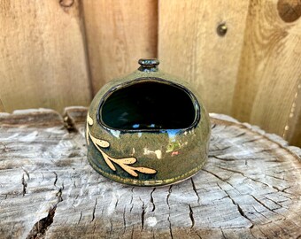 Large Spice Jar | Natural Spice Jar | Salt Sugar Jar | Spice Kitchen Jars | Salt Cellar | Sugar Cellar