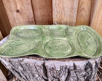 Handmade Cloud Charcuterie Serving Plate Platter | Porcelain Ceramic Serving Plate | One of a Kind Charcuterie Board