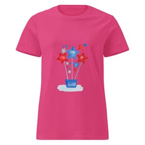 Stars in Full Bloom - Damen Basic Softstyle T-Shirt