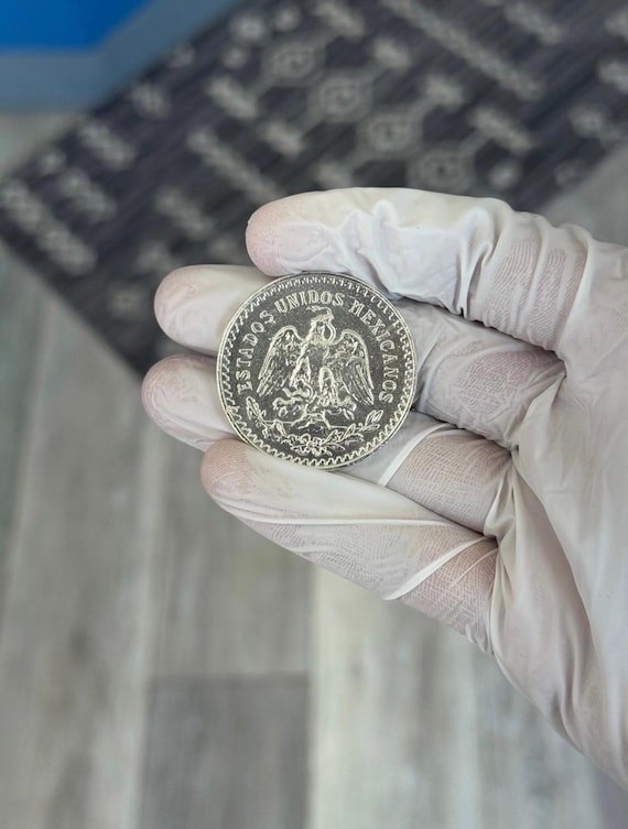 1947年メキシコ50ペソ銀貨 - Etsy 日本