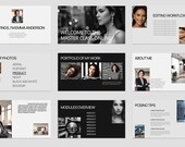 84 Slide Deck Presentation, Canva Presentation Template, Stylist, Fashion, Social Media Coach, Content Creator, Webinar Slides, Slide Deck