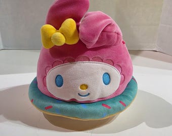 Squishmallows Sanrio My Melody Donut Float Plush 8" • Hello Kitty & Friends Summer Pool Party Squad • Authentic Kellytoy Kawaii Collectible