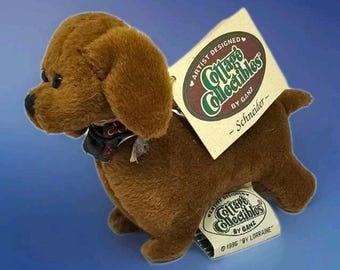 Vintage Cottage Collectibles Ganz Plush Schneider Dachshund 1995 By Lorraine