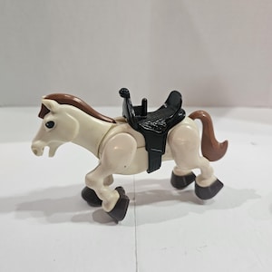 Vintage 1979 Fisher Price Husky Helper Horse With Saddle