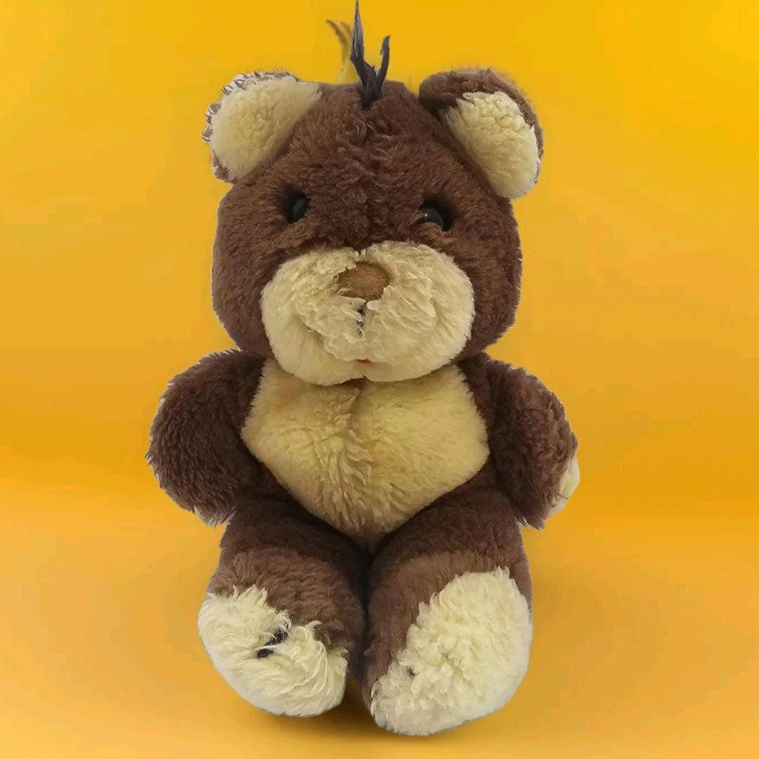 Vintage 1980 Dakin Brown Teddy Bear Stuffed Animal Plush Toy - Etsy