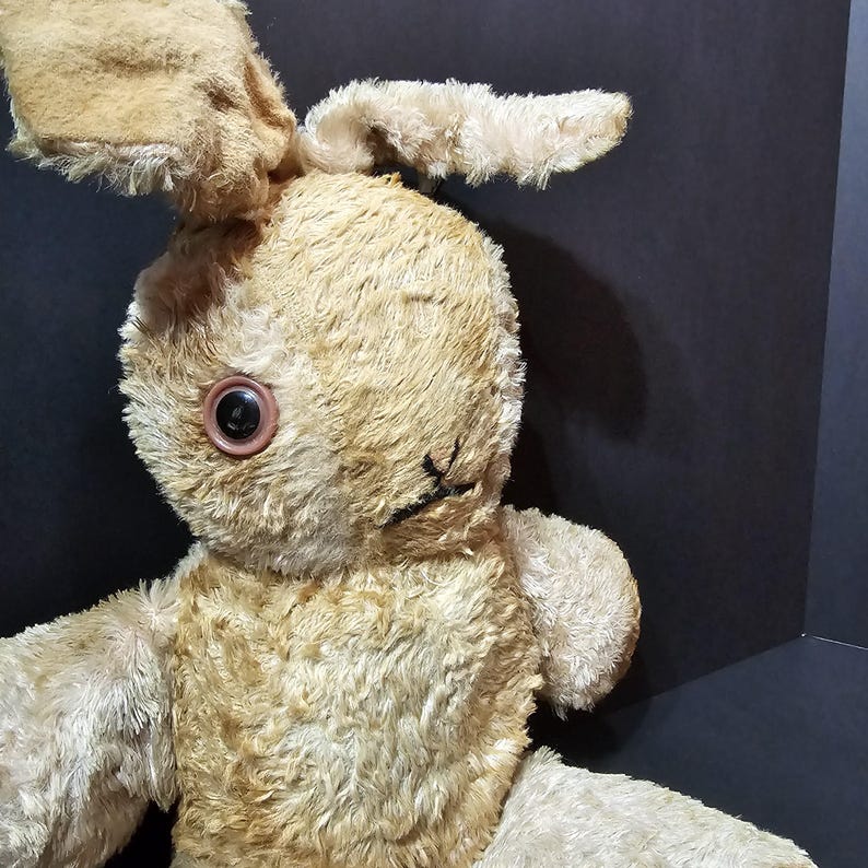 Rare Vintage 1940's Zolo Zoo Plush Bunny Rabbit - Etsy