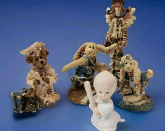 Colección Vintage de Osos Boyds: Béisbol, Baloncesto, Graduado, Ángel