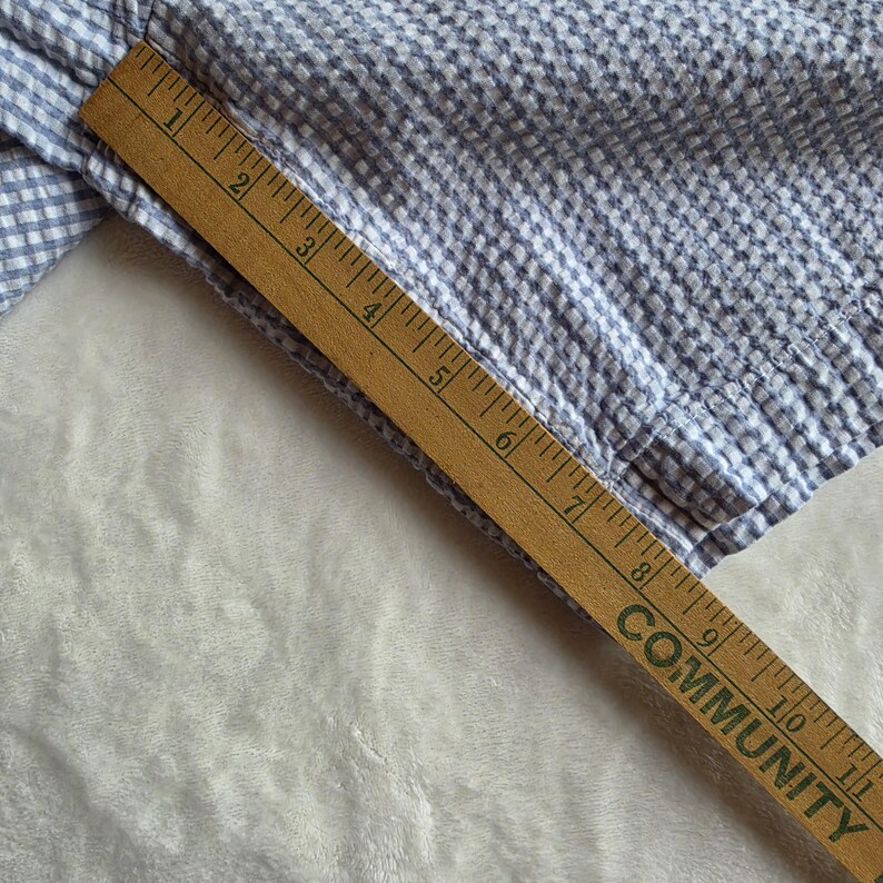 Southern Tide Shorts Mens 40 Blue White Seersucker Chino Lightweight Breathable bild 4