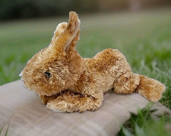 Vintage Douglas Bunny The Cuddle Toy Brown White 11" Rabbit EUC