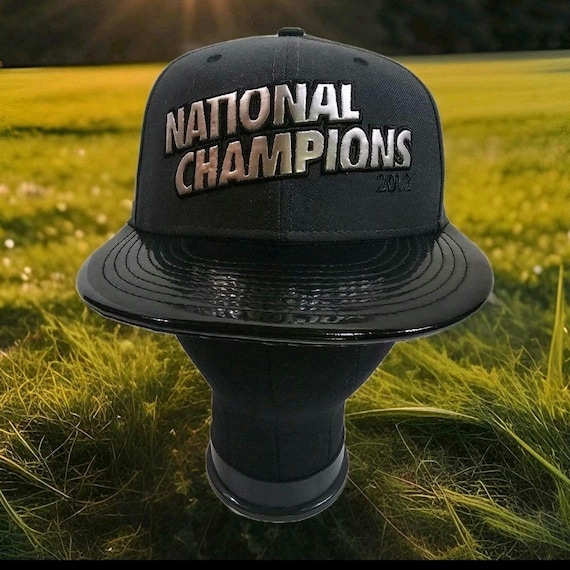 Alabama University Football 2012 BCS National Champions NIKE Snapback Hat Cap EUC