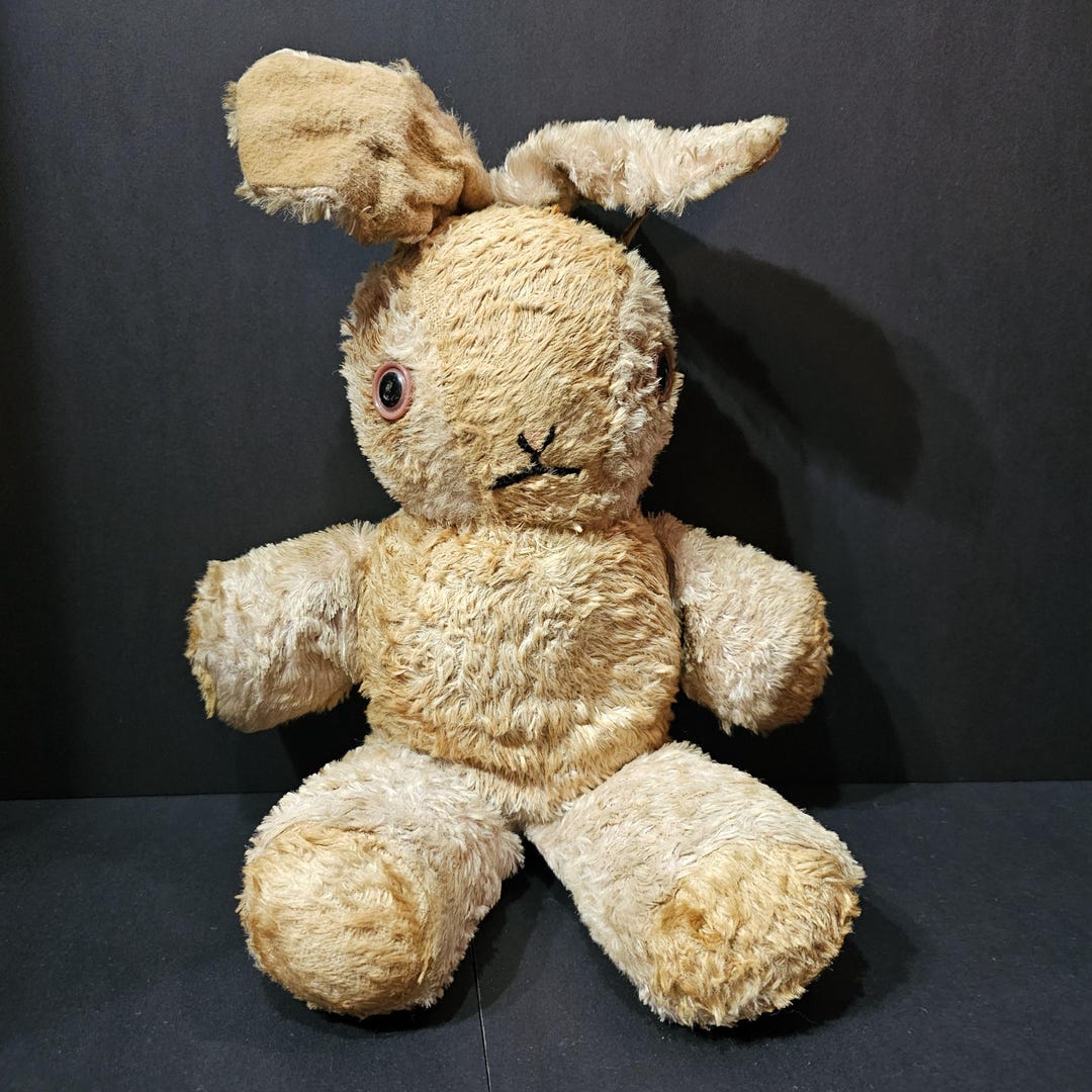 Rare Vintage 1940's Zolo Zoo Plush Bunny Rabbit - Etsy