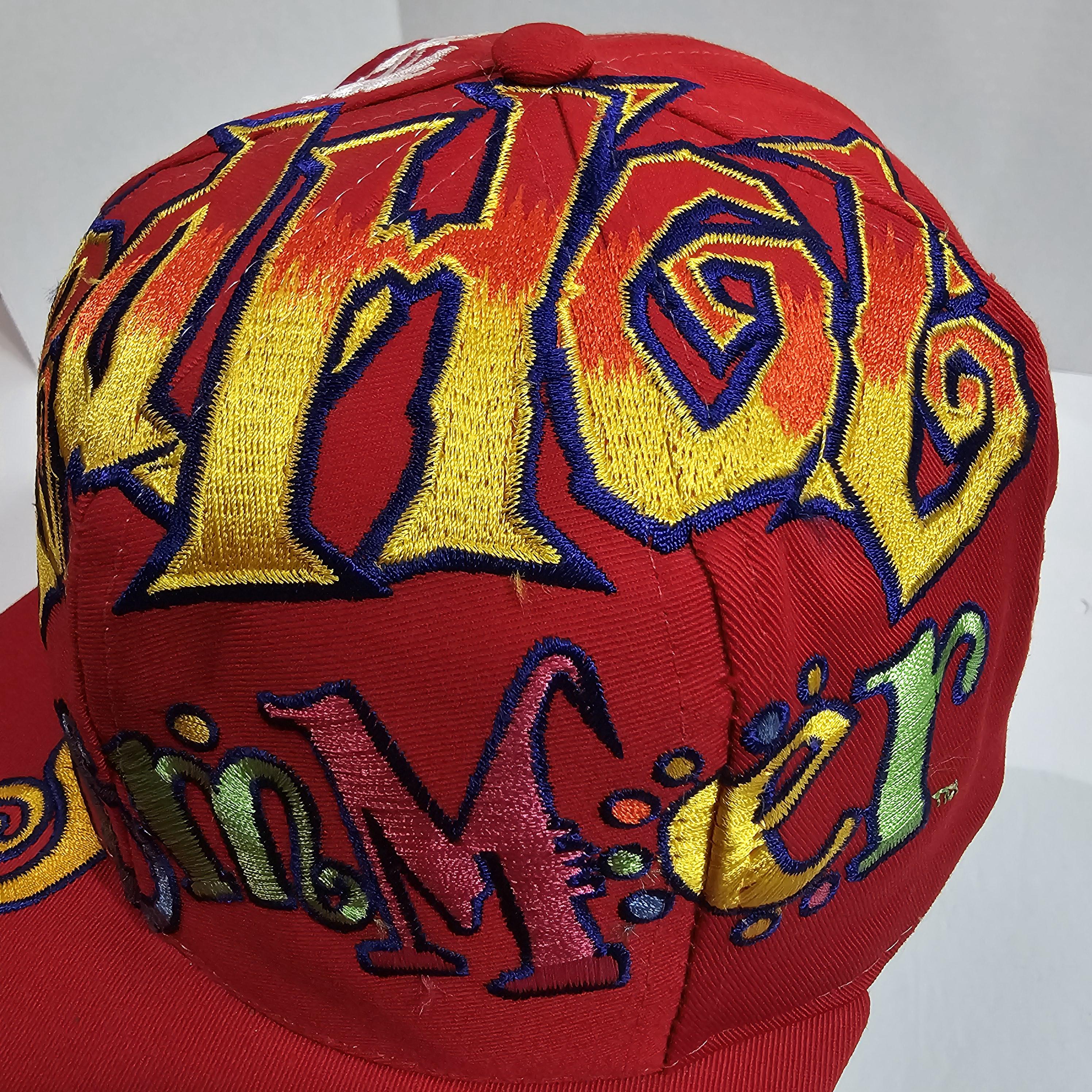 Vtg Coca Cola Hat Snapback Red Hot Summer All Over Print Graffiti