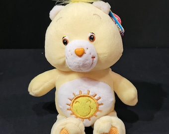 Care Bears Funshine Bear 8" Plush Fun Scents Special Edition 2006 Series 13 NOS