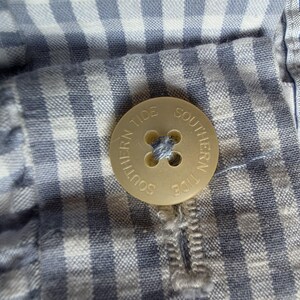 Southern Tide Shorts Mens 40 Blue White Seersucker Chino Lightweight Breathable bild 6