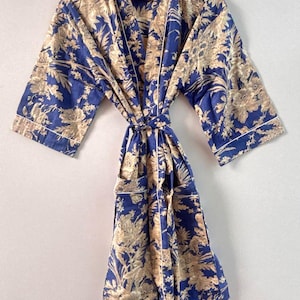 Cotton Kaftan, Indian Floral Kaftan, Long Caftan,Dress For to be Moms, Beach Cover up, Sleepwear, Indian Kaftan, Maxi Dress,Bikini Cover Up