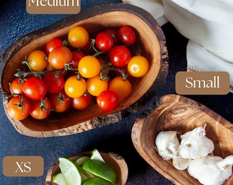 Rustic Olive Wood Dish - 3 Sizes