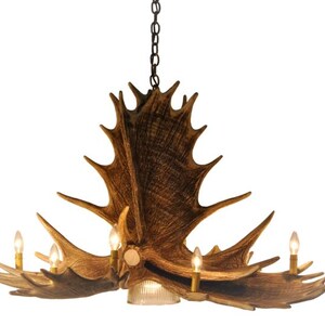 Moose 6 Faux Chandelier