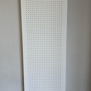 12&quot; x 12&quot; Custom Pegboard | Made-to-Order | 10 Colors & Custom Size | Built-In Stand-Off