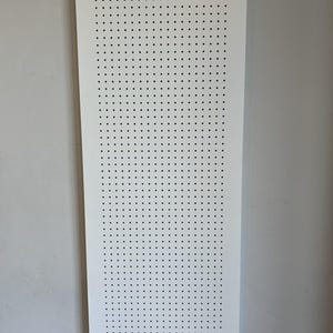 24&quot; x 24&quot; Custom Pegboard | Made-to-Order | 10 Colors & Custom Size | Built-In Stand-Off
