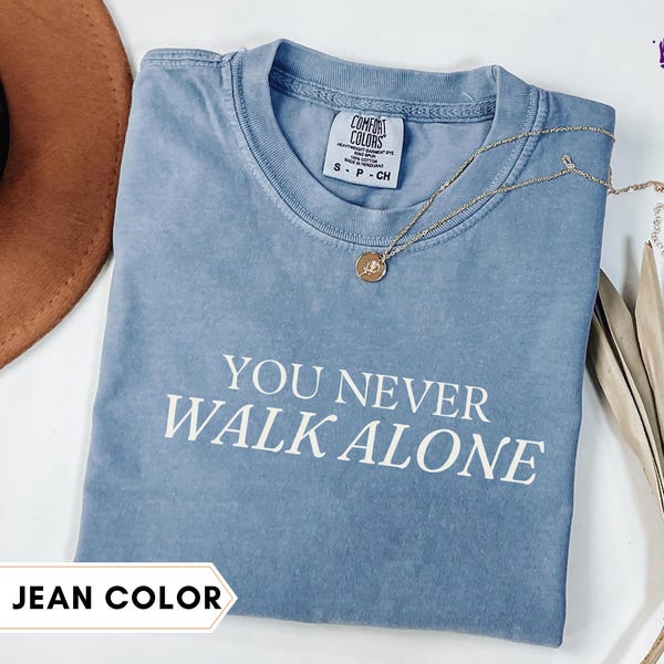 You Never Walk Alone Shirt, Bangtan Inspired Shirt, Bangtan Army Shirt, Kpop Fan Gift, Bangtan Merch, kpop Inspired Clothing, kpop fandom