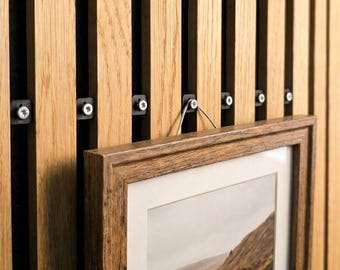 Morsetto a vite per pannelli acustici – per appendere quadri, specchi e altro | Viti incluse | Portata da 4 kg a 8 kg