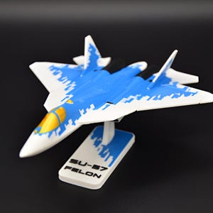 SU-57 modelvliegtuigbouwpakket in kitcardformaat – vliegtuigmodel om zelf te bouwen en te verzamelen