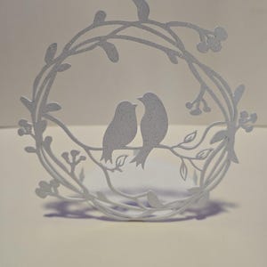 Love bird candle holder